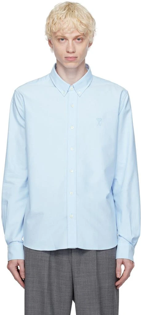 商品AMI|Blue Ami de Cœur Shirt,价格¥923,第1张图片