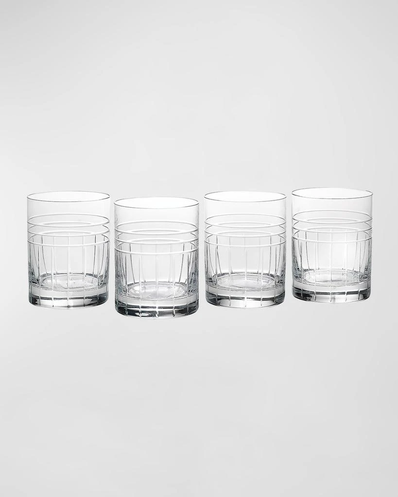 商品Reed & Barton|Tempo 12 oz. Double Old-Fashioned Glasses, Set of 4,价格¥1071,第1张图片