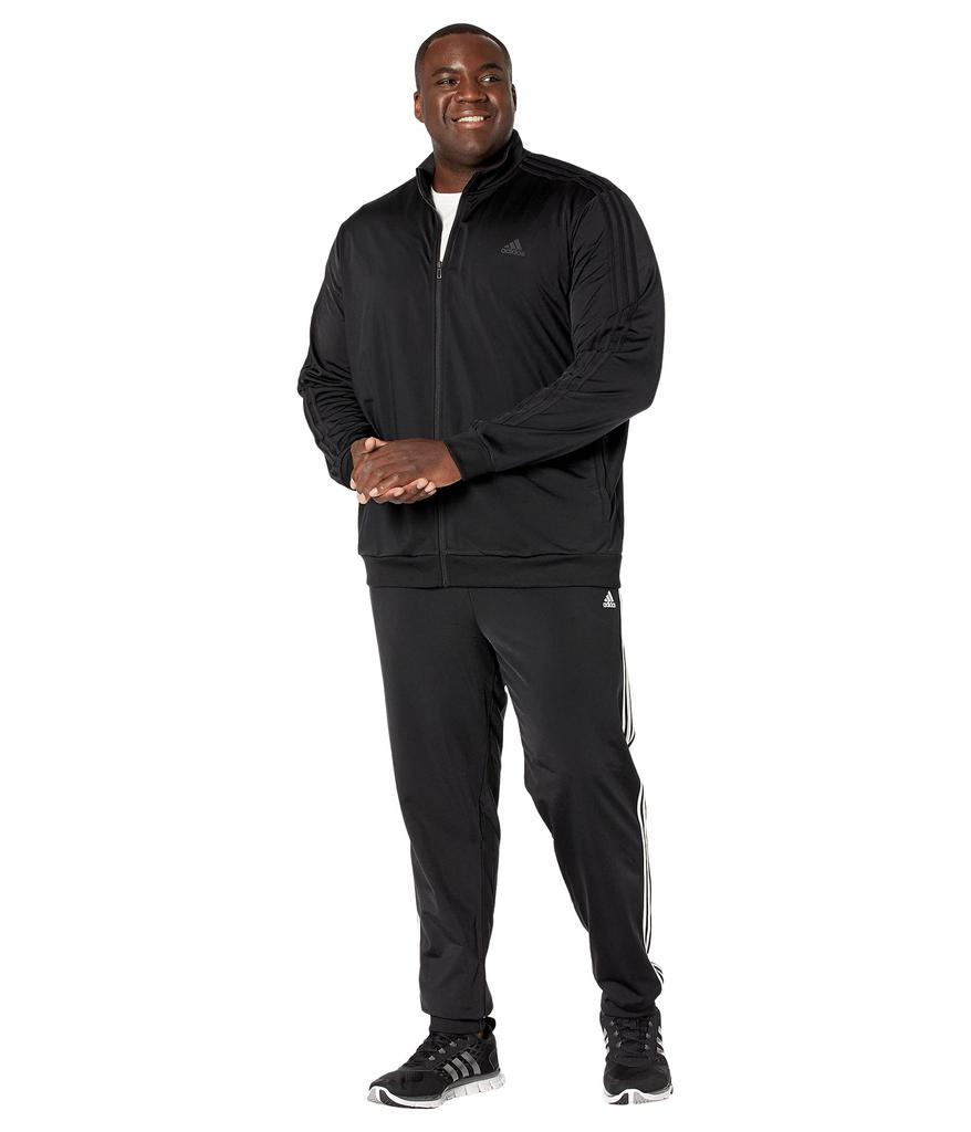 Big & Tall Essentials 3-Stripe Tricot Track Jacket商品第4张图片规格展示