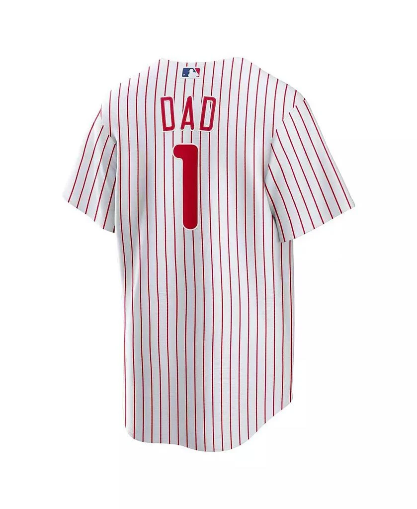 商品NIKE|Men's White Philadelphia Phillies 1 Dad Home Replica Jersey,价格¥1114,第2张图片详细描述
