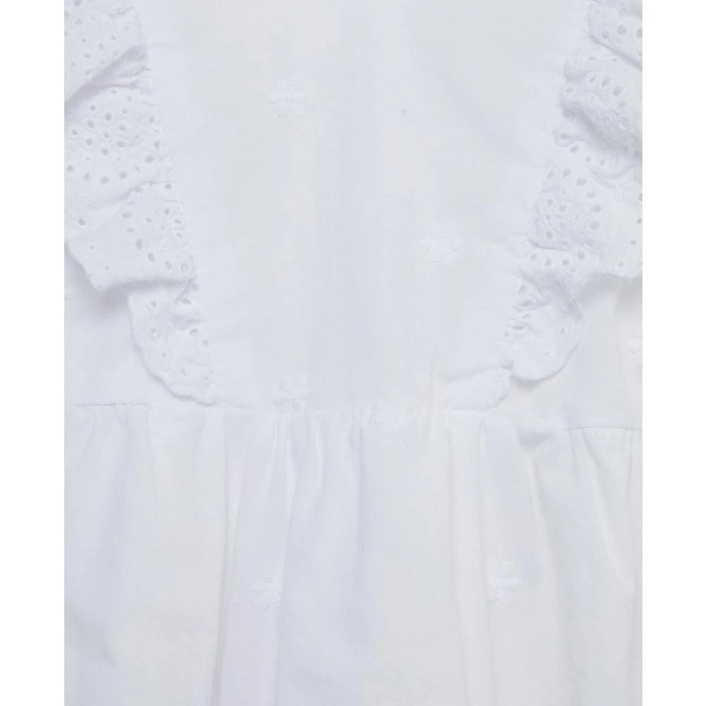 商品Little Me|Baby Girls White Eyelet Bubble with Headband,价格¥81,第3张图片详细描述