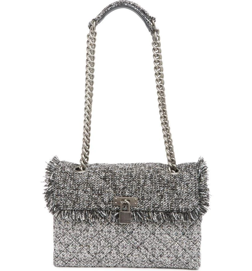 商品Kurt Geiger|KURT GEIGER Tweed Brixton Dual Shoulder Lock Bag,价格¥901,第1张图片