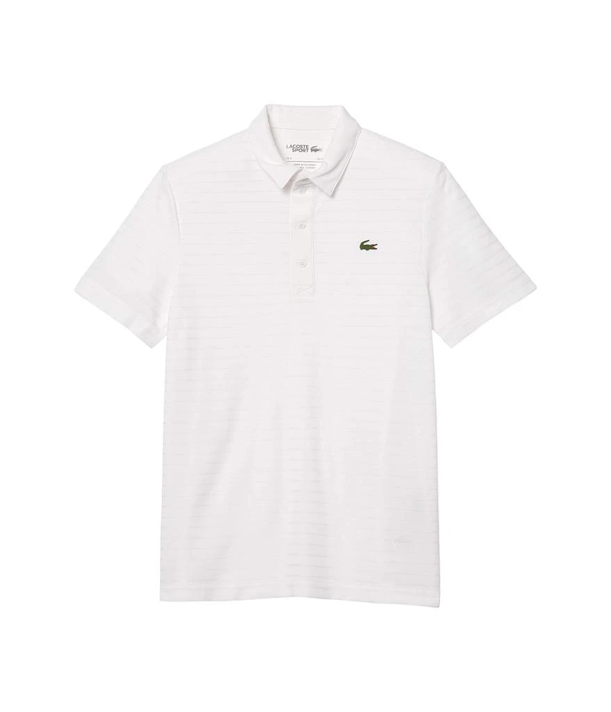 商品Lacoste|Short Sleeve Jacquard Polo,价格¥412,第1张图片