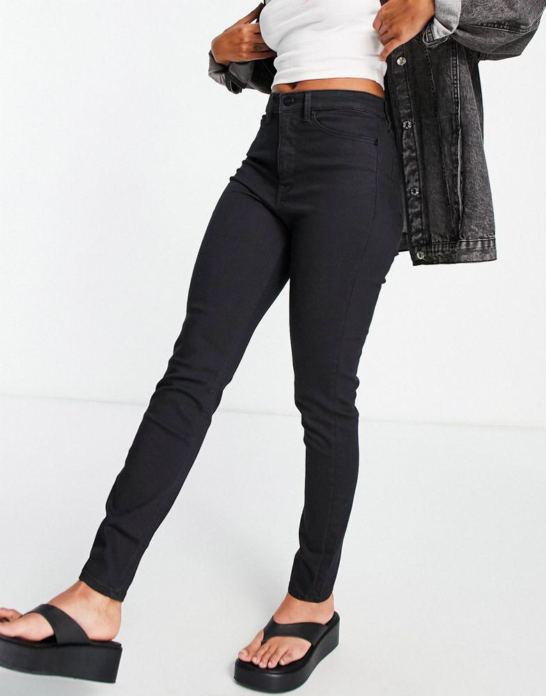 Waven high rise sculpt jeans in black商品第1张图片规格展示