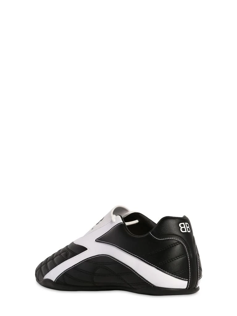 商品Balenciaga|Zen Logo Faux Leather Sneakers,价格¥2473,第4张图片详细描述