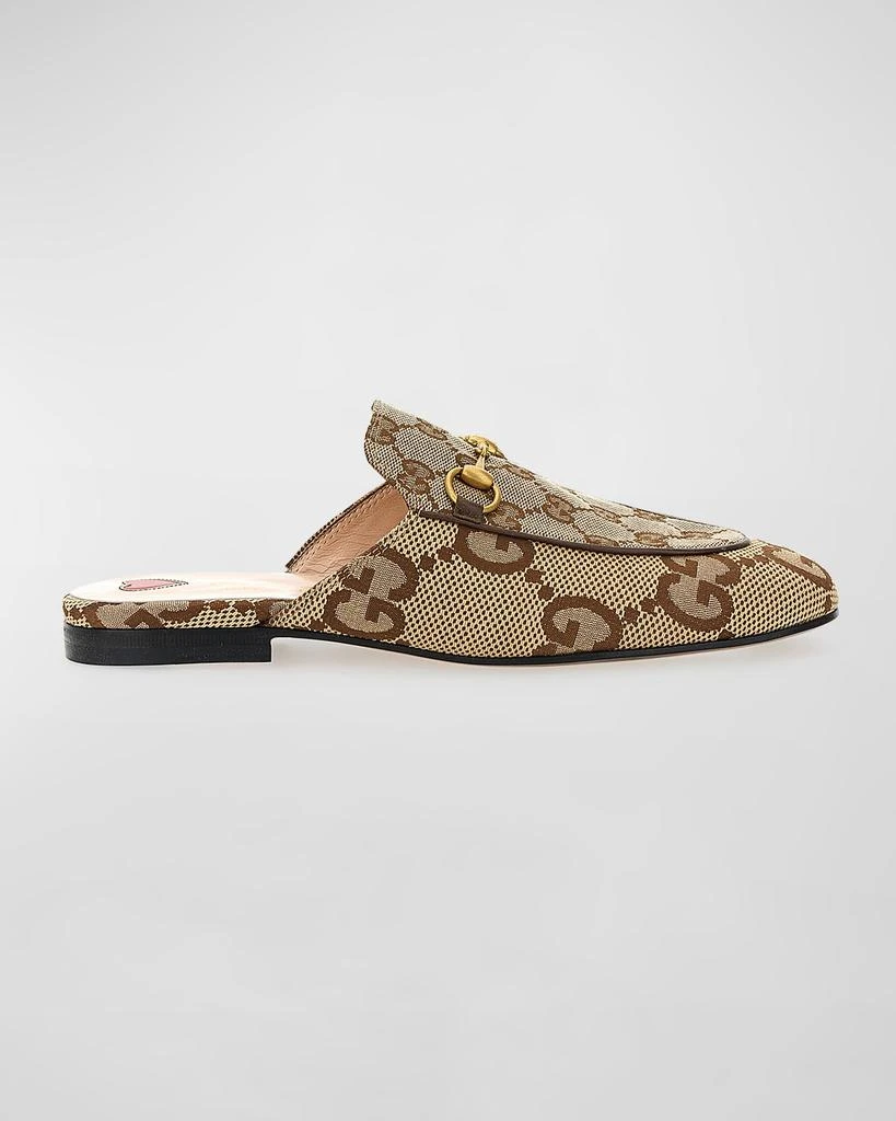 商品Gucci|Princetown GG Canvas Loafer Mules,价格¥6965,第1张图片