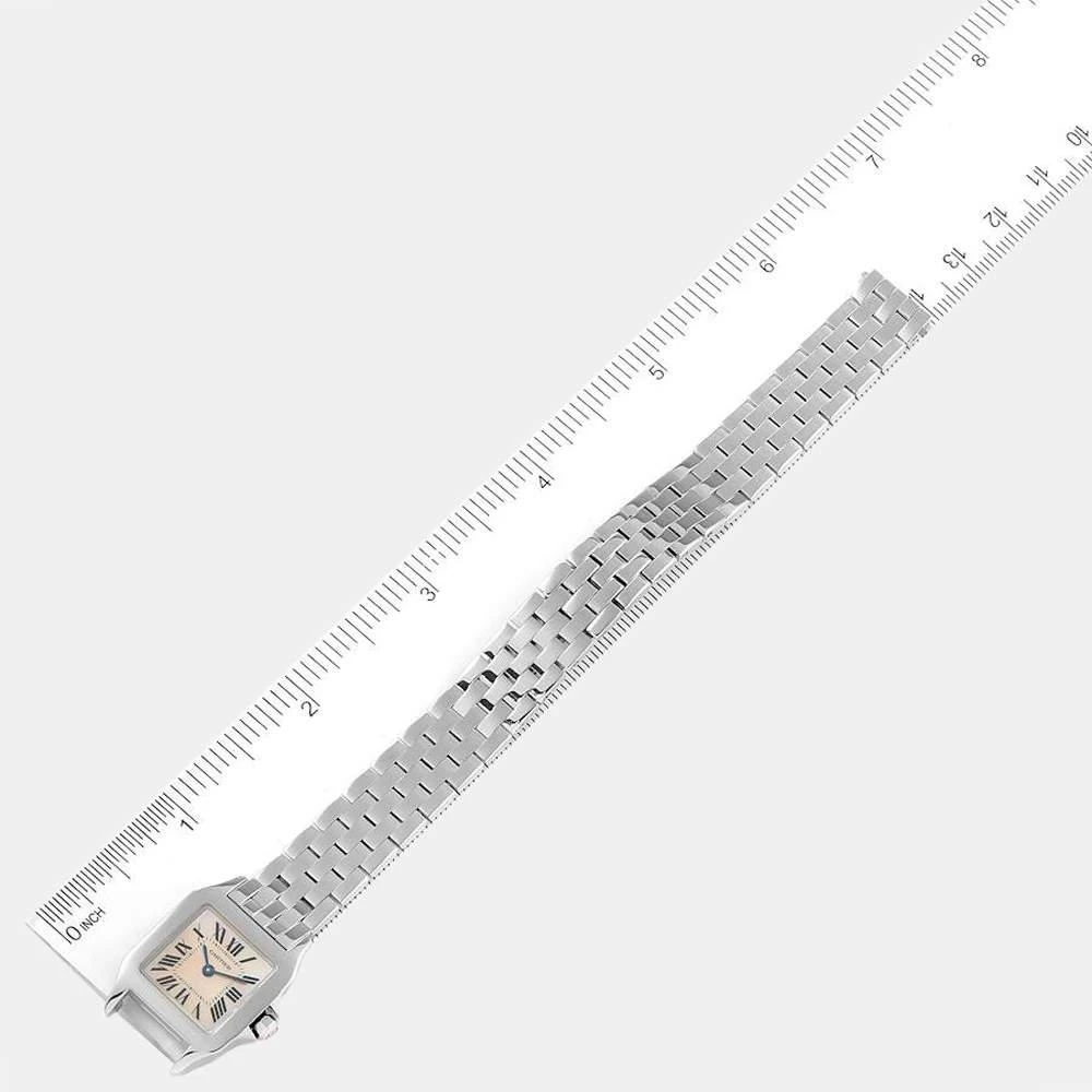 Cartier Pink MOP Stainless Steel Santos Demoiselle W25075Z5 Women's Wristwatch 20 MM 商品