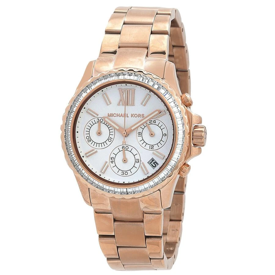 商品Michael Kors|Chronograph Quartz Silver Dial Ladies Watch MK7213,价格¥828,第1张图片