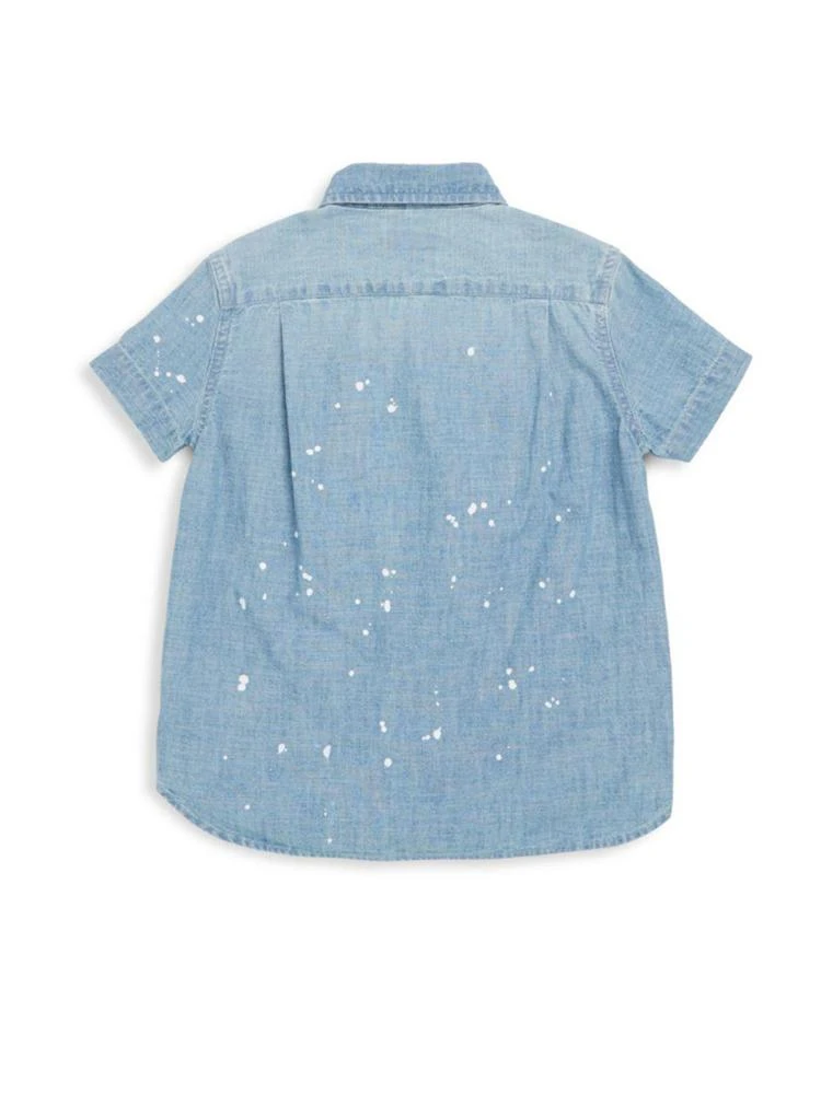 商品Ralph Lauren|Toddler's, Little Boy's & Boy's Chambray Workshirt,价格¥111,第2张图片详细描述