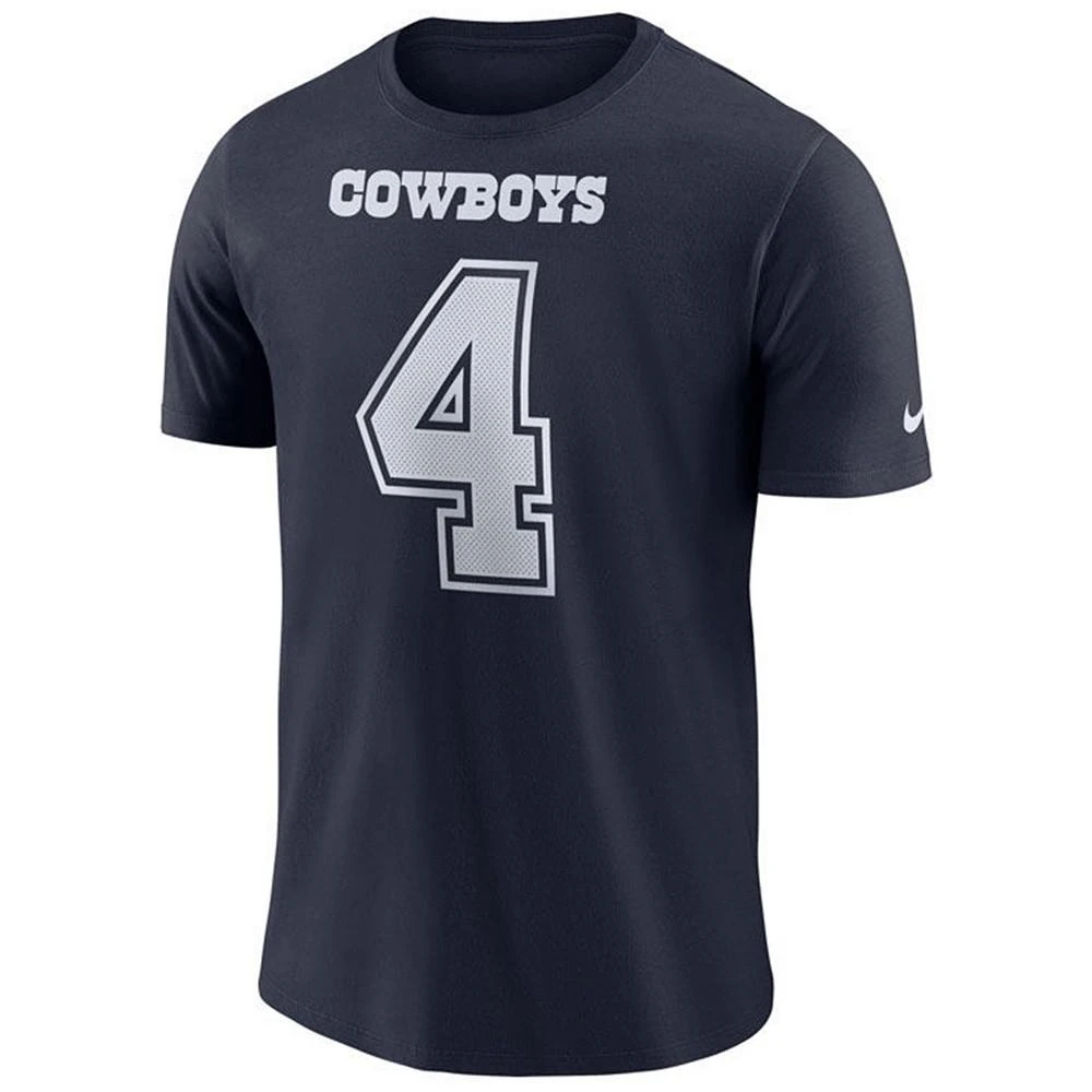 商品NIKE|Men's Dak Prescott Dallas Cowboys Pride Name and Number Wordmark T-Shirt,价格¥262,第3张图片详细描述