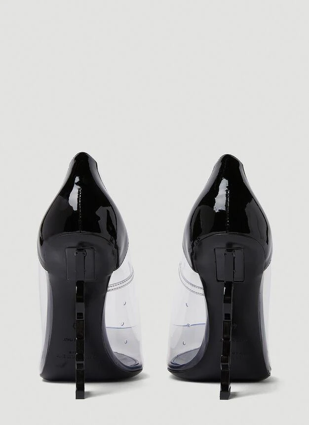 商品Yves Saint Laurent|Opyum Logo High Heels in Black,价格¥12120,第4张图片详细描述