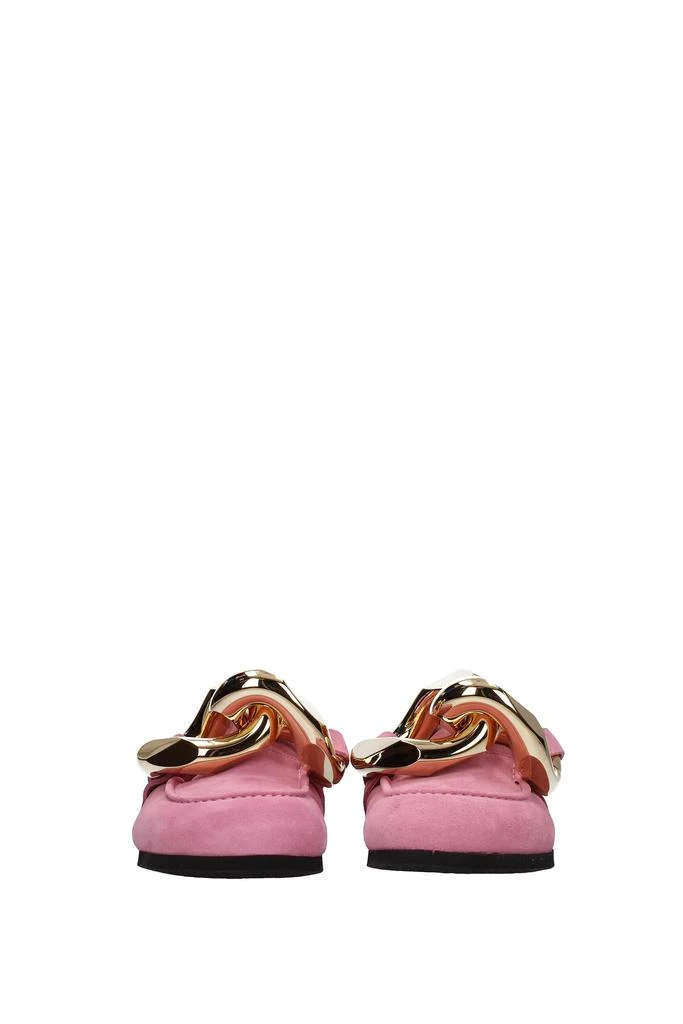 商品JW Anderson|Slippers and clogs Suede Pink,价格¥2051,第3张图片详细描述