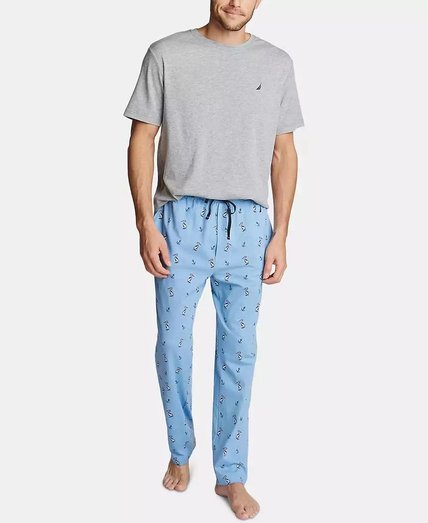 商品Nautica|Men's Printed Cotton Pajama Pants,价格¥204,第4张图片详细描述