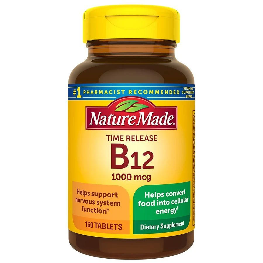 Nature Made Vitamin B12 1000 mcg Time Release Tablets 1