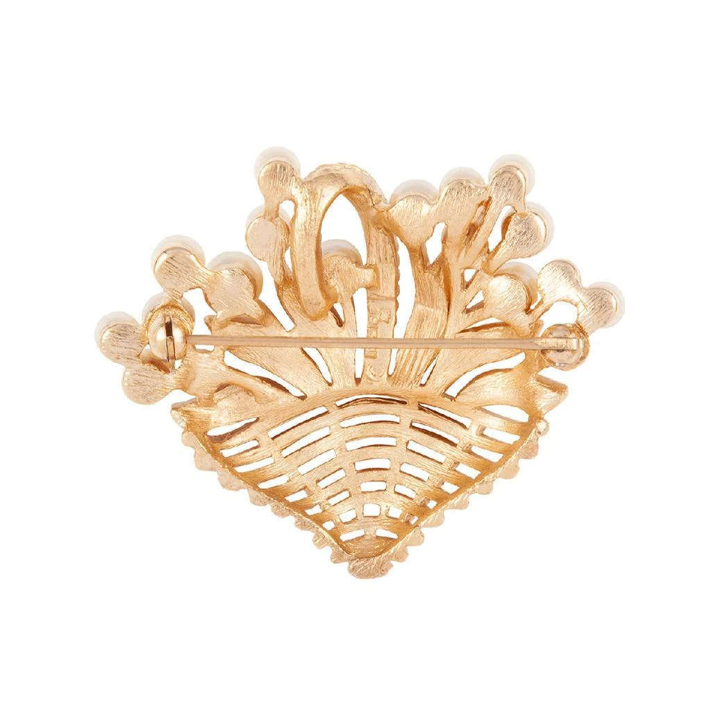 商品Susan Caplan Vintage|1960s vintage trifari faux pearl basket brooch,价格¥2726,第3张图片详细描述