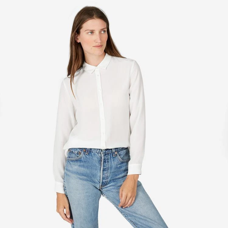 商品Everlane|修身真丝衬衣,价格¥467,第1张图片