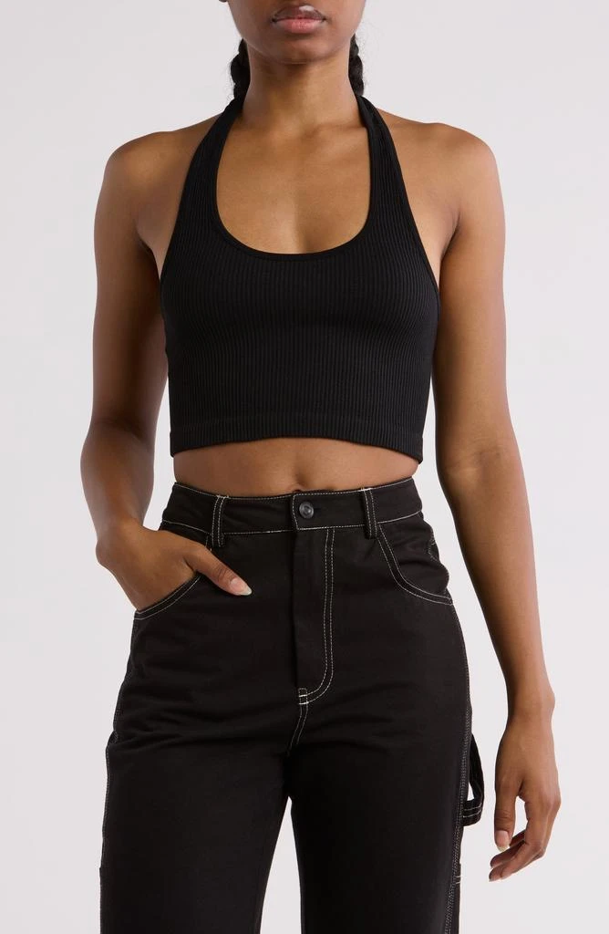 商品PacSun|Seamless Scoop Halter Top,价格¥46,第1张图片