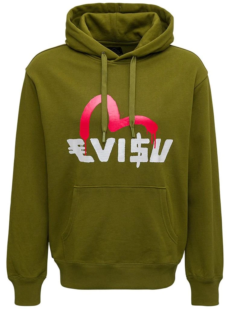 商品Evisu|Evisu X Sfera Ebbast Logo Print Drawstring Hoodie,价格¥1706,第1张图片