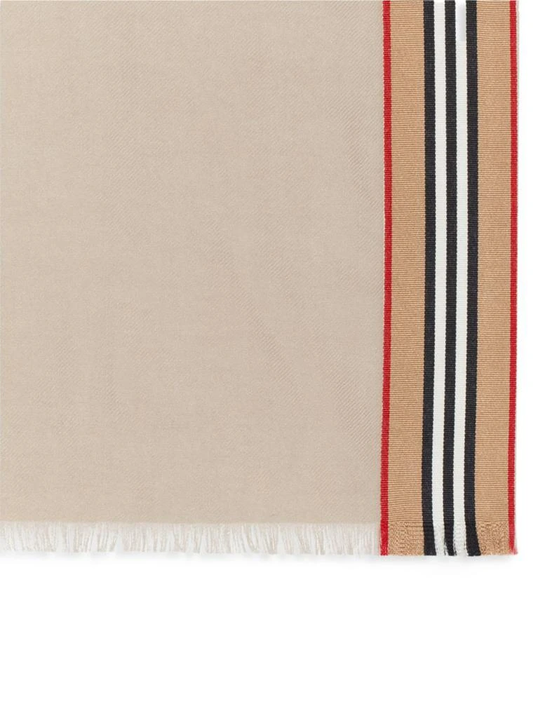 商品Burberry|Ribbon Heritage Stripe Cashmere & Silk Scarf,价格¥3232,第2张图片详细描述