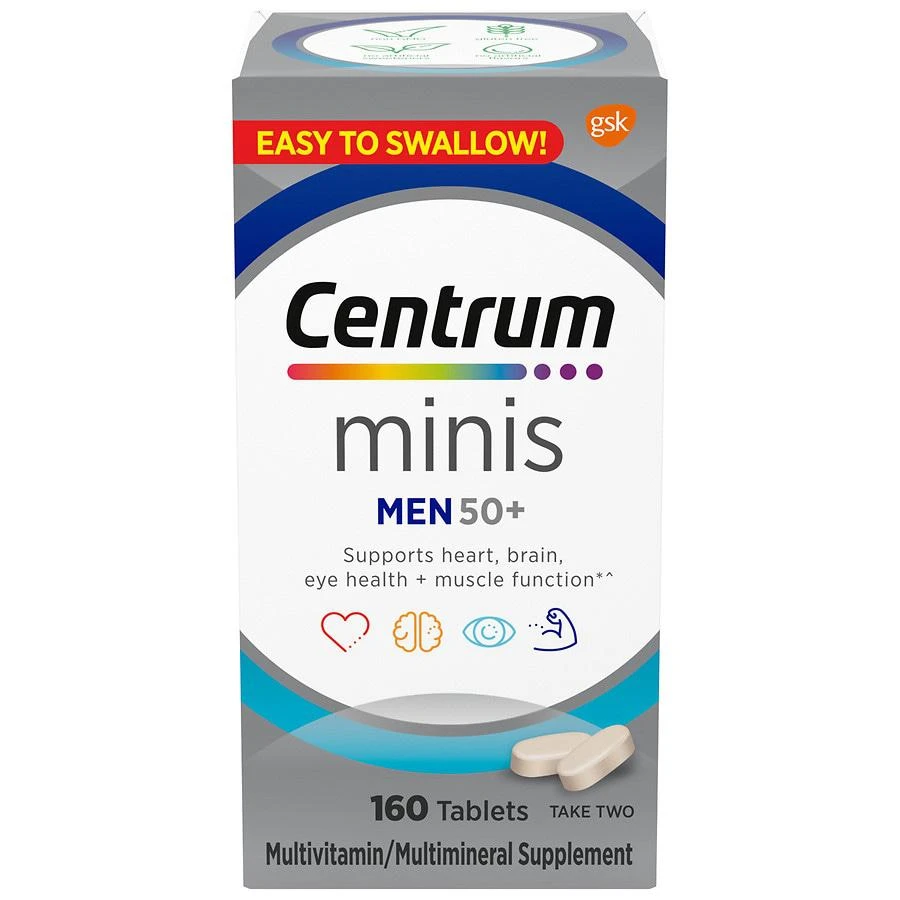 商品Centrum|迷你男士多种维生素片适用年龄50+,价格¥108,第1张图片