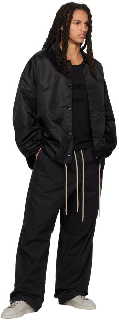 商品Essentials|Black Drawstring Jacket,价格¥1249,第4张图片详细描述