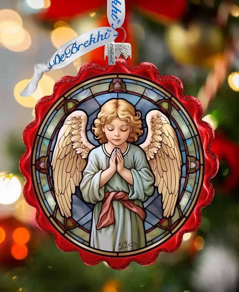 商品Designocracy|Little Angel Wreath Holiday Mercury Glass Ornaments G. DeBrekht,价格¥720,第2张图片详细描述
