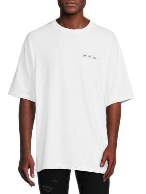 商品Balenciaga|Logo Graphic T Shirt,价格¥3578,第1张图片