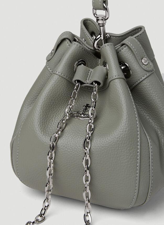 商品Vivienne Westwood|Chrissy Small Bucket Handbag in Grey,价格¥2061,第7张图片详细描述
