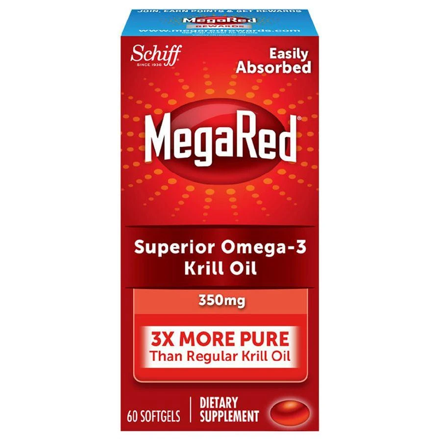 商品MegaRed|Omega-3 Krill Oil 350 mg Fatty Acids EPA & DHA,价格¥164,第1张图片