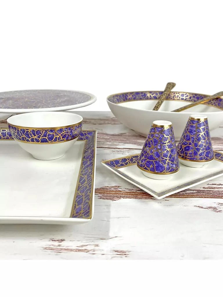 商品Michael Wainwright|Amalfi Blue Salt & Pepper Shakers & Tray,价格¥936,第2张图片详细描述