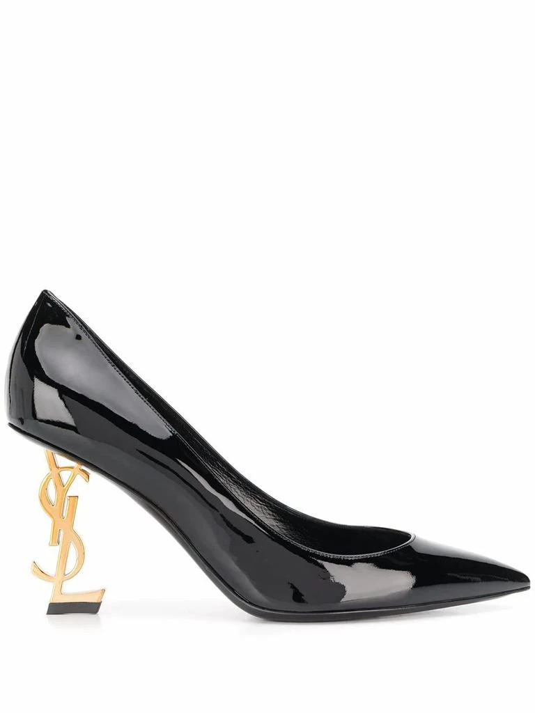 商品Yves Saint Laurent|Saint l au rent women's black leather pumps,价格¥6926,第1张图片