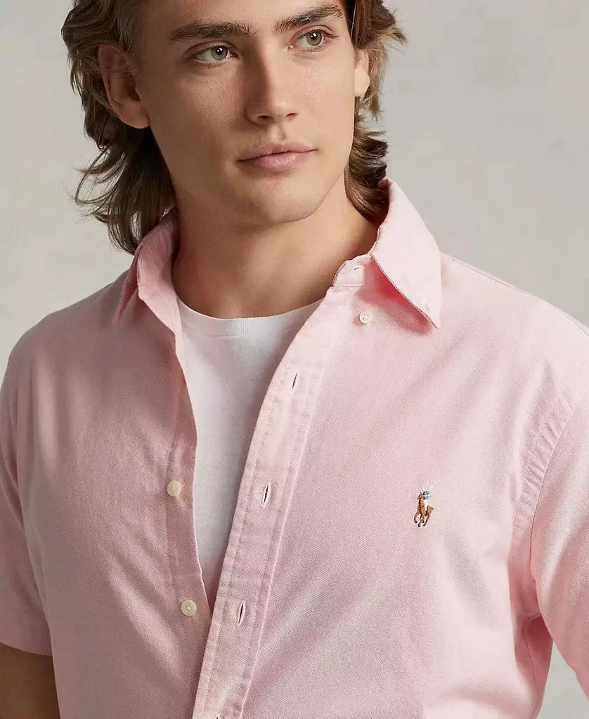 商品Ralph Lauren|Men's Classic-Fit Short-Sleeve Oxford Shirt,价格¥868,第3张图片详细描述