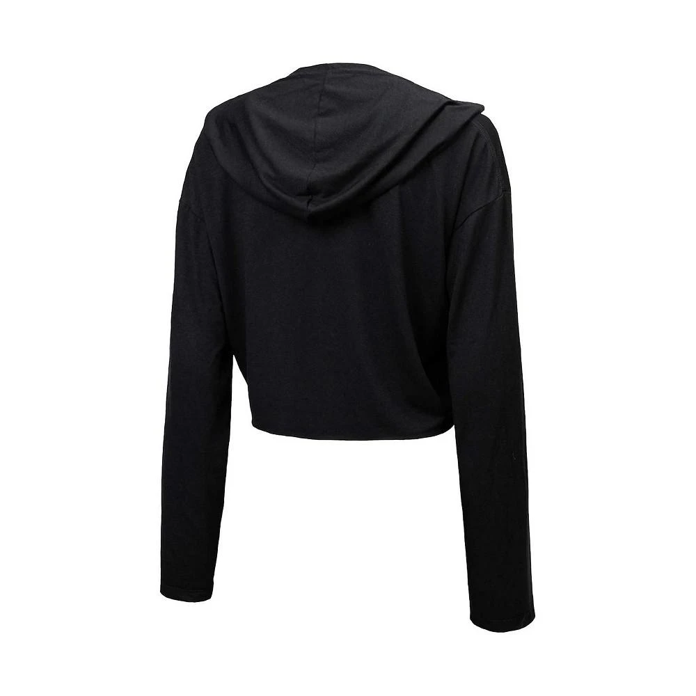 商品Majestic|Women's Threads Black Houston Astros Leopard Cropped Hoodie,价格¥358,第3张图片详细描述