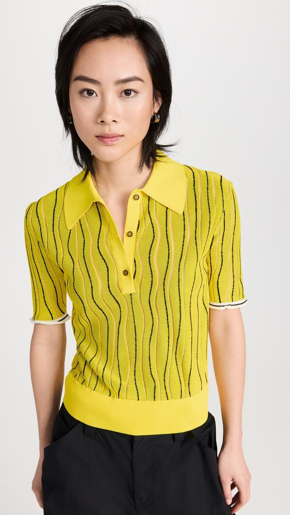 商品3.1 Phillip Lim|3.1 Phillip Lim 新艺术提花马球衫,价格¥4017,第2张图片详细描述