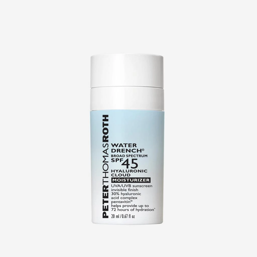 商品Peter Thomas Roth|Water Drench Broad Spectrum SPF 45 Hyaluronic Cloud Moisturizer - Travel Size|20 ml,价格¥173,第1张图片
