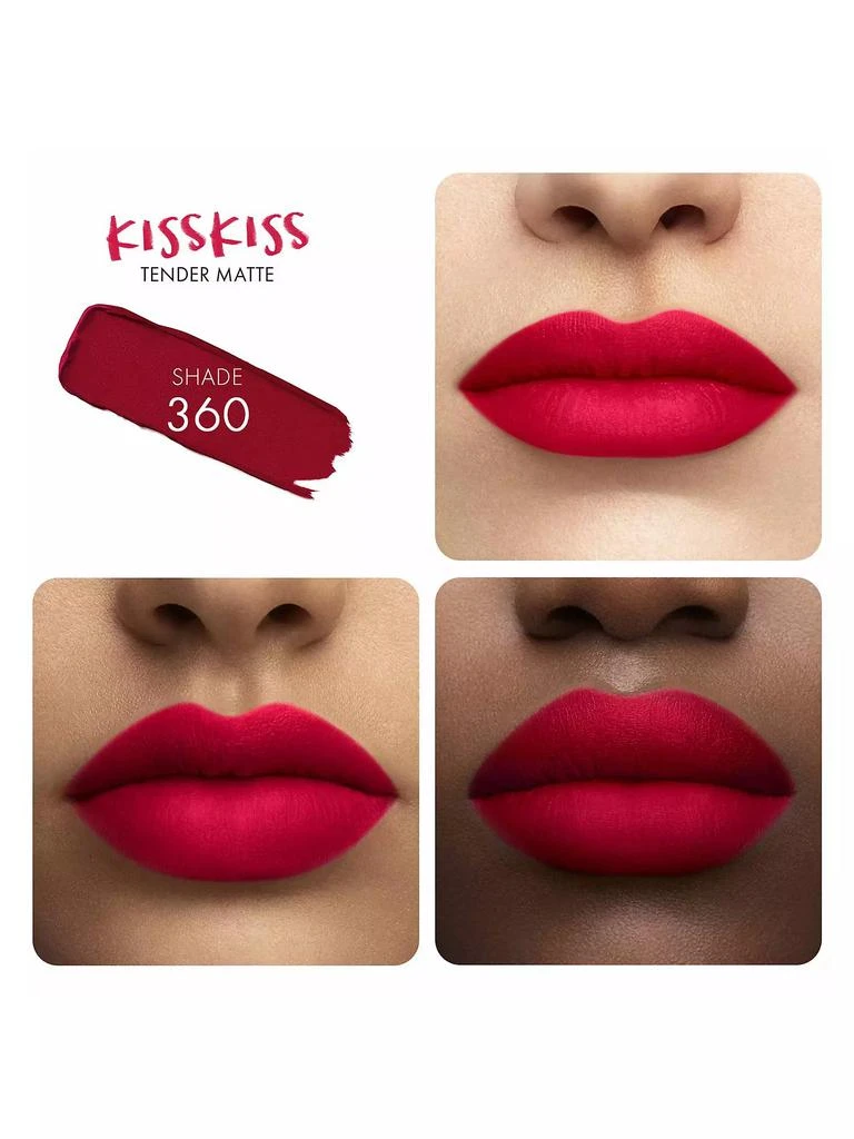 商品Guerlain|Kisskiss Tender 16H Comfort Lightweight Luminous Matte Lipstick,价格¥338,第2张图片详细描述