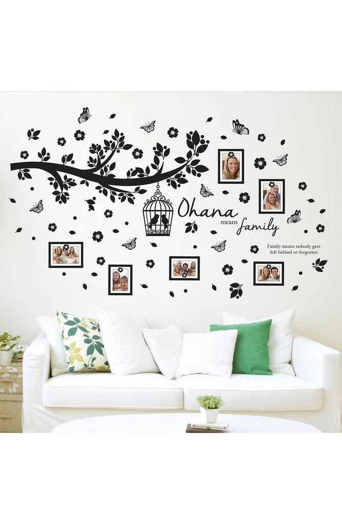 Family Photo Tree Black Frame Decal 商品