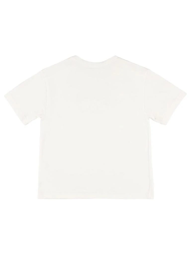 商品Dolce & Gabbana|Logo印花棉质平纹针织T恤,价格¥1180,第3张图片详细描述