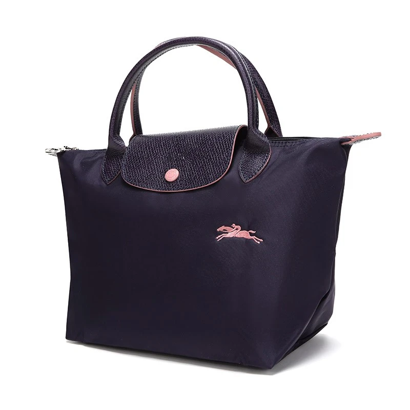 LONGCHAMP 珑骧 女士织物小号短柄女包手提包包 葡萄紫L1621619645 商品