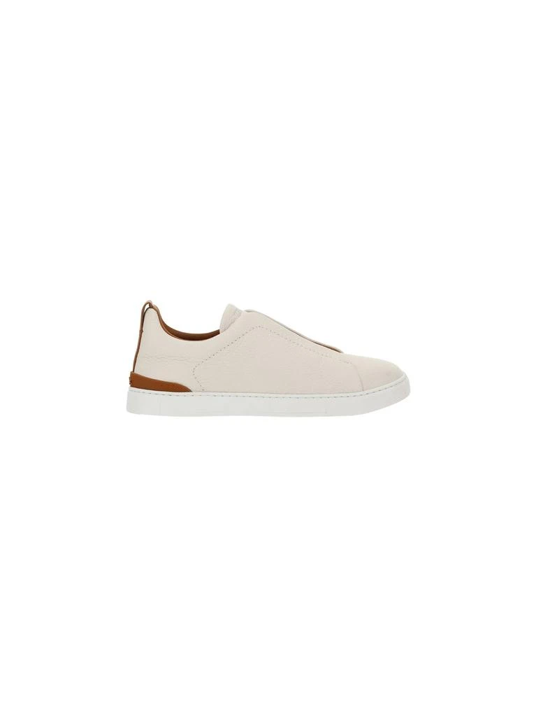商品Zegna|Ermenegildo Zegna Men&#39;s  White Other Materials Sneakers,价格¥5519,第1张图片
