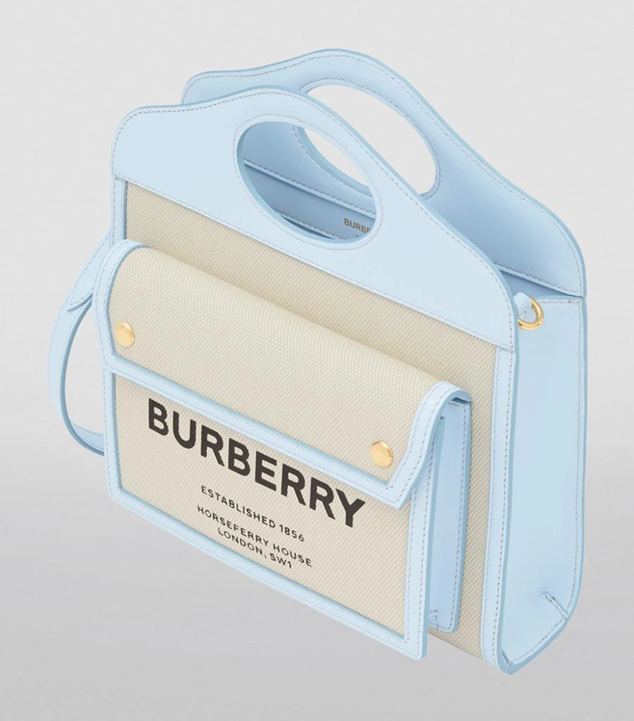 商品Burberry|Mini Horseferry Pocket Top-Handle Bag,价格¥10215,第5张图片详细描述