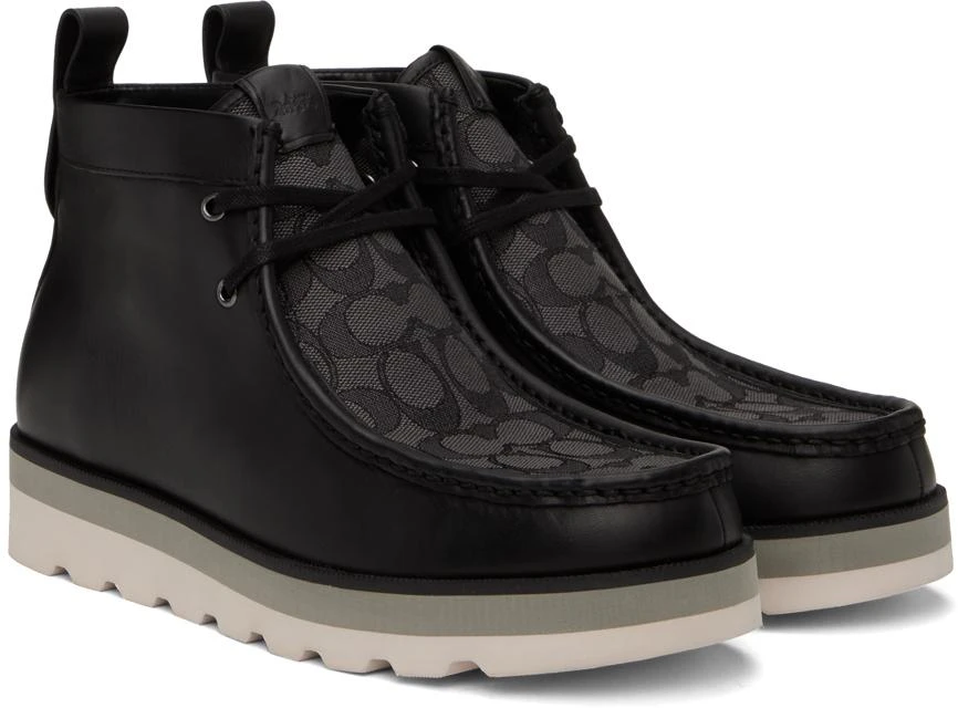 商品Coach|Black Chukka Boots,价格¥2185,第4张图片详细描述