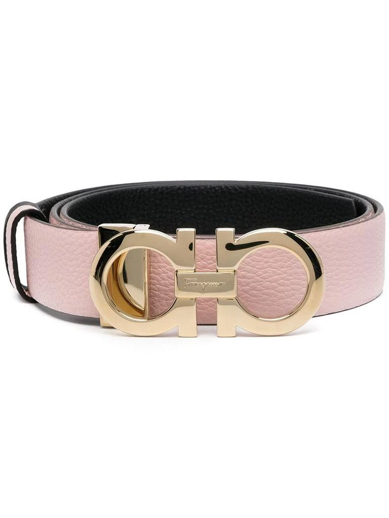 商品Salvatore Ferragamo|FERRAGAMO GANCINI LEATHER BELT,价格¥2554,第1张图片