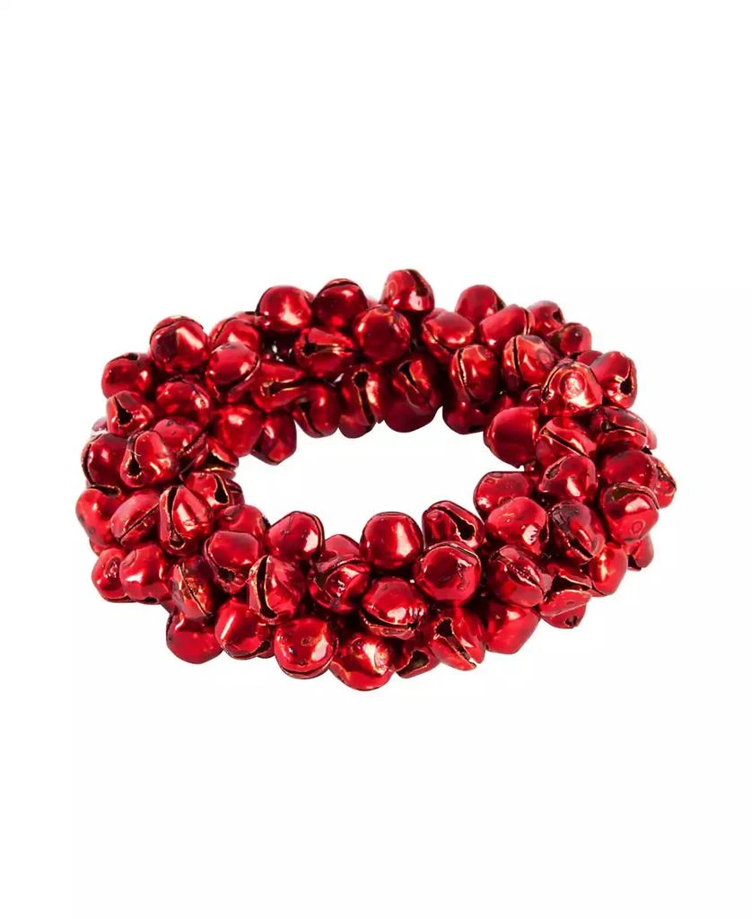 商品Saro Lifestyle|Petite Jingle Bell Napkin Ring, Set of 4,价格¥298,第1张图片