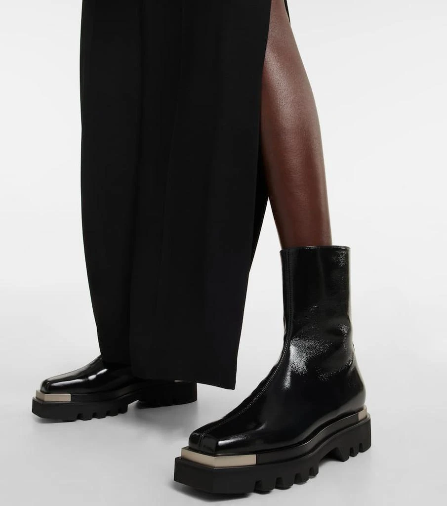 商品Peter Do|Metal-trimmed leather ankle boots,价格¥6579,第4张图片详细描述