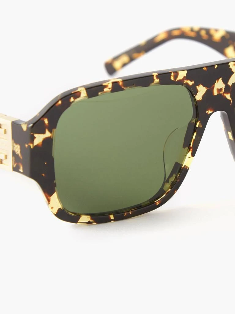 Flat-top acetate sunglasses 商品