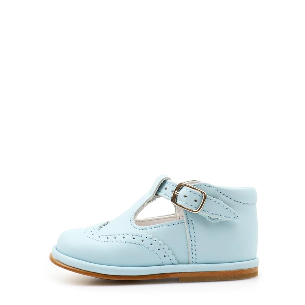 商品Babyshoes|Ryan Pale Blue Leather Shoes,价格¥371,第2张图片详细描述