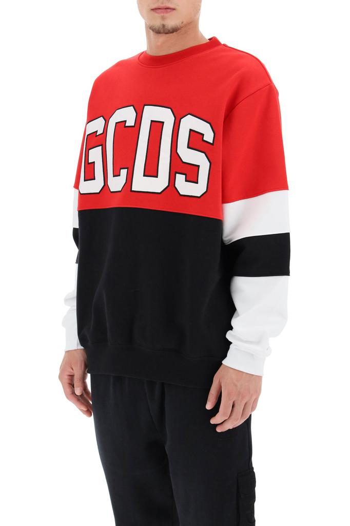 Gcds color block sweatshirt with logo patch商品第4张图片规格展示