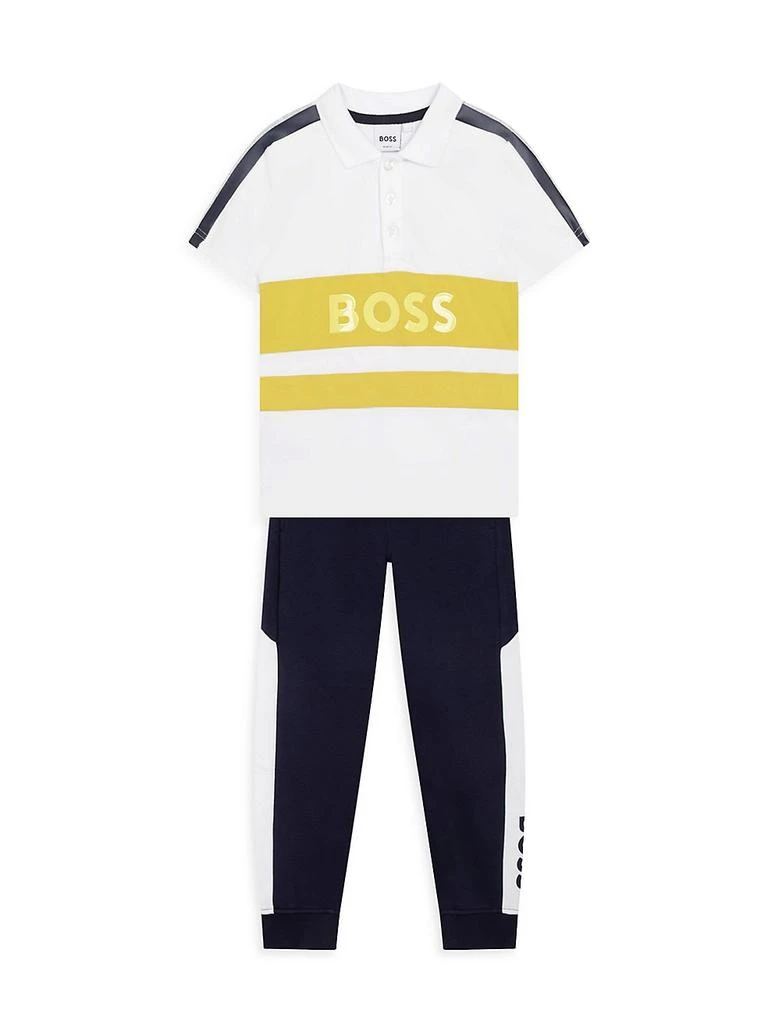 商品Hugo Boss|Little Boy's &amp; Boy's Short-Sleeve Polo Shirt,价格¥349,第2张图片详细描述