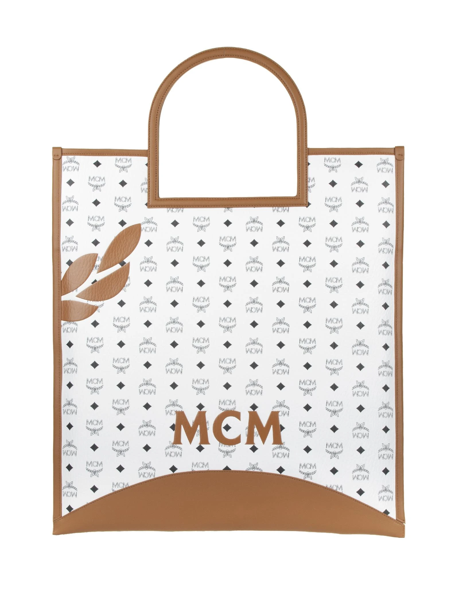 商品【商品预售7天】 MCM|MCM 女士手提包 MWTESTA04WT 花色,价格¥5159,第4张图片详细描述